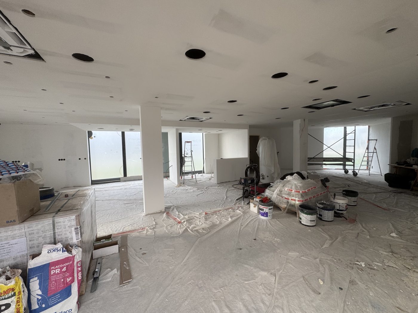 Bandes et enduits chantier