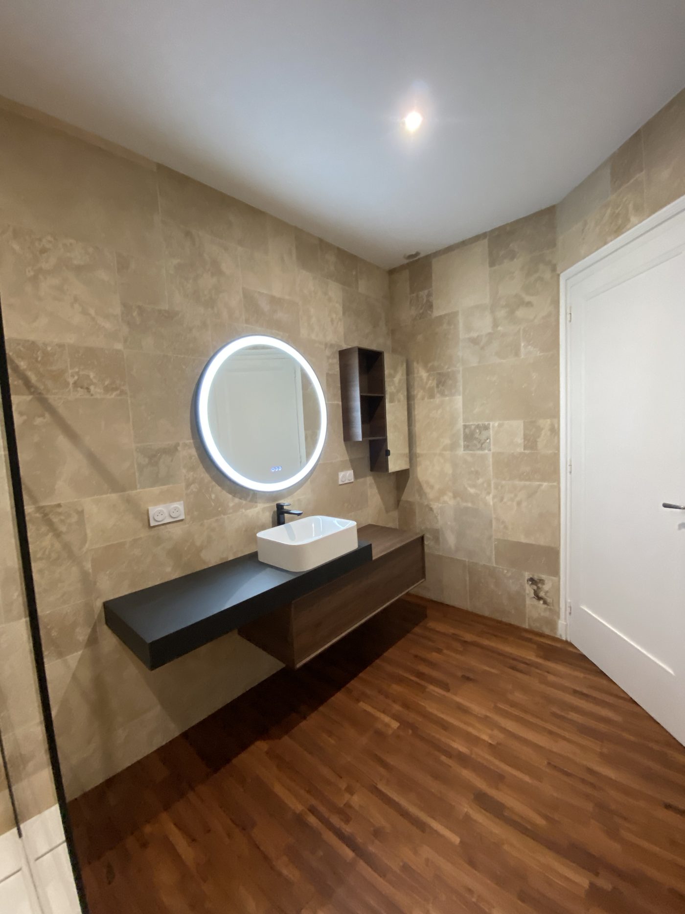 SDB travertin vasque design